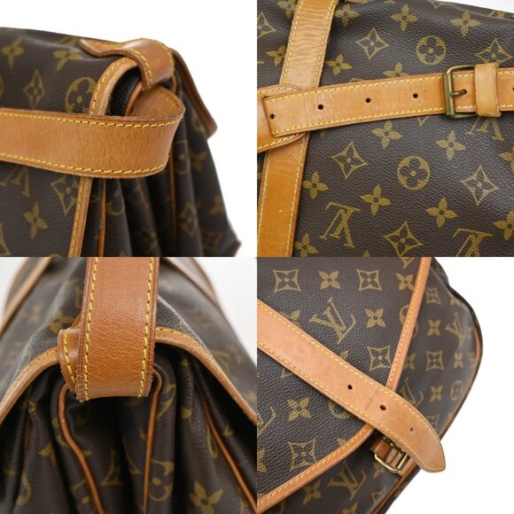 LOUIS VUITTON Saumur 35 Shoulder Bag Monogram Leather BN France M42254 70YH580 - Picture 8 of 16